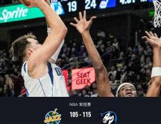 【168NBA】势不可挡！独行侠115-105爵士取4连胜，马尔卡宁空砍34