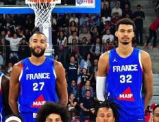 【168NBA】法国男篮向美国男篮发起挑战：文班亚马激情迎战传奇球星