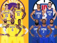 168NBA-2023-24赛季湖人VS快船完整实力比较