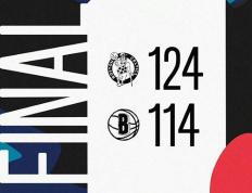 168NBA-绿军124-114力克篮网迎开赛五连胜,塔图姆32+11