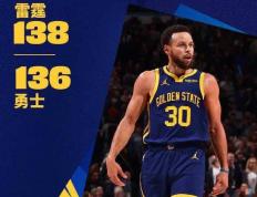 168NBA-三杀勇士！亚历山大38+5+5威廉姆斯28分雷霆加时力克勇士，库里空砍34分