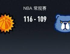 【168NBA】太阳116-109灰熊，小贾伦-杰克逊空砍37分