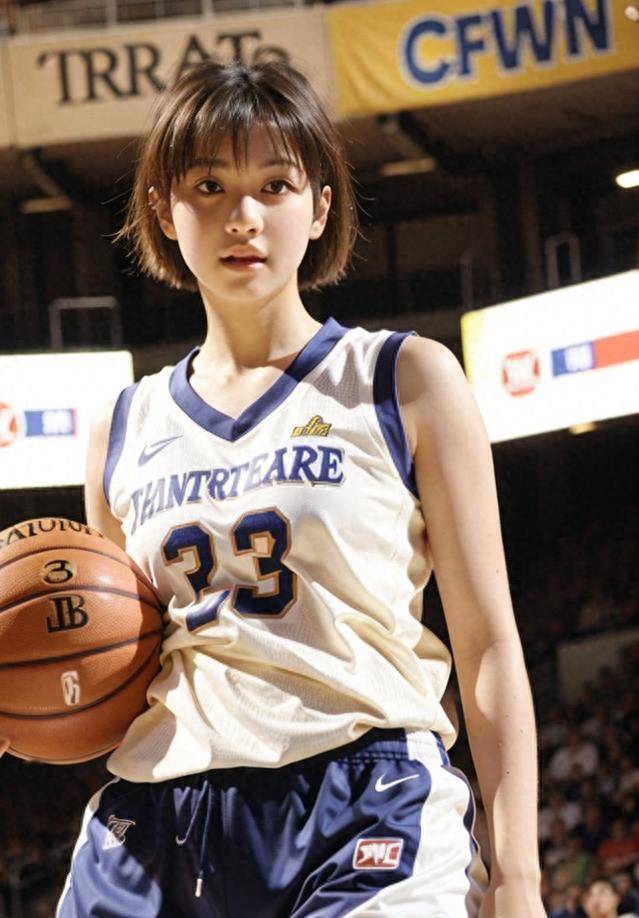 168NBA-如此美丽又气质的篮球宝贝美女能进NBA总决赛吗？女神篮球服写真