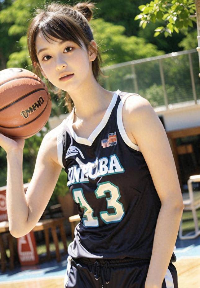 168NBA-如此美丽又气质的篮球宝贝美女能进NBA总决赛吗？女神篮球服写真