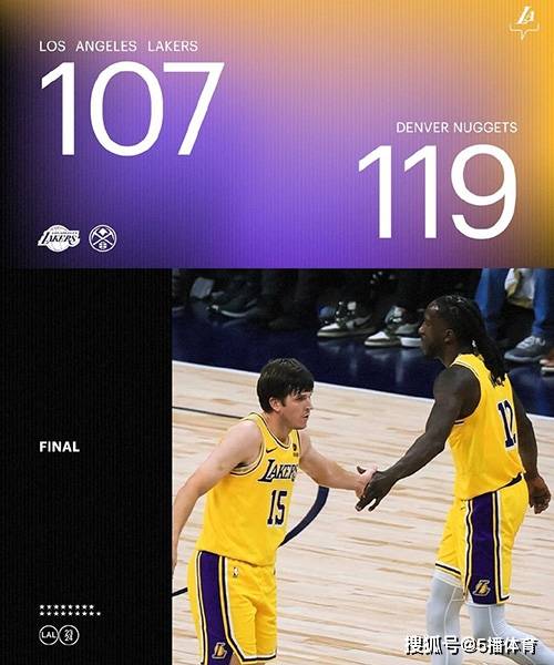 168NBA-掘金119-107胜送湖人揭幕战7连败,约基奇29+13+11,詹眉空砍38分