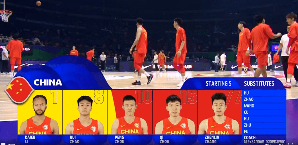 168NBA-中国男篮被全面压制！周琦10+4张镇麟9分，赵继伟两分钟三失误！