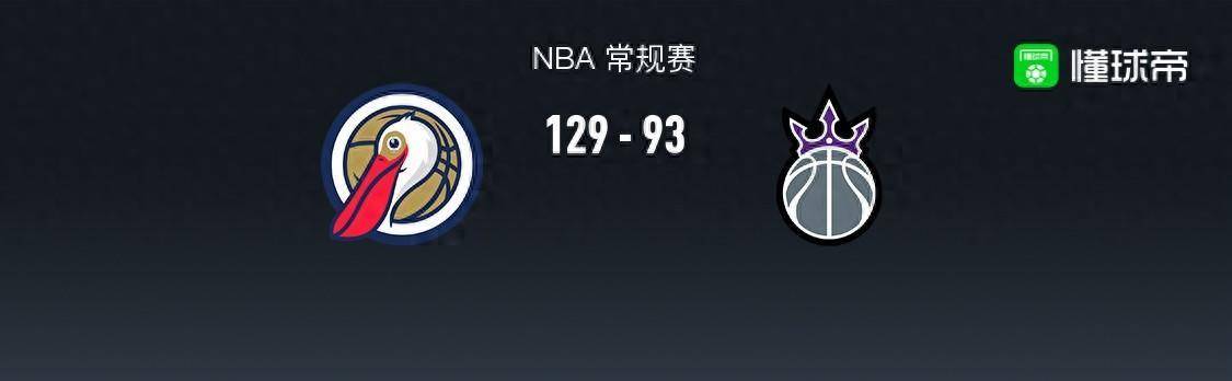 168NBA-168NBA-鹈鹕129-93大胜国王，英格拉姆31+4+3