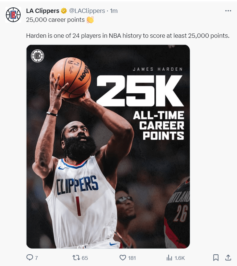 【168NBA】哈登一战造10纪录梦回巅峰：25000分现役第三 9次造3分犯规太狠