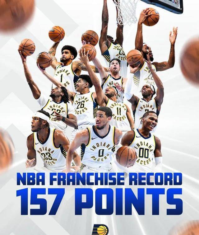 【168NBA】步行者场均128.8分！创下NBA纪录，超越勇士和湖人