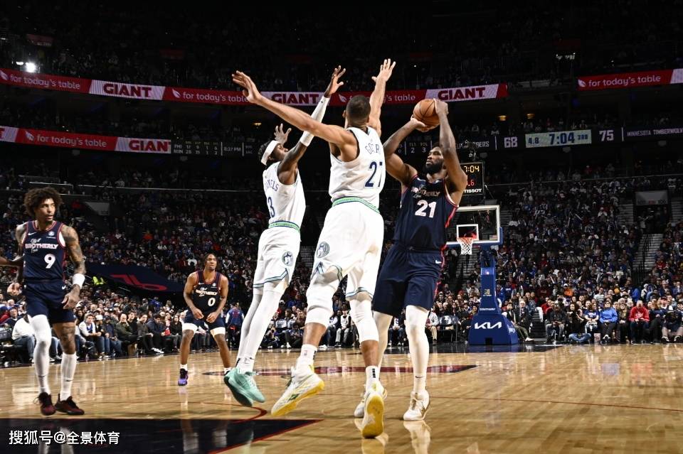 【168NBA】127-113！恩比德51+12追平51年神迹，76人终结森林狼三连胜