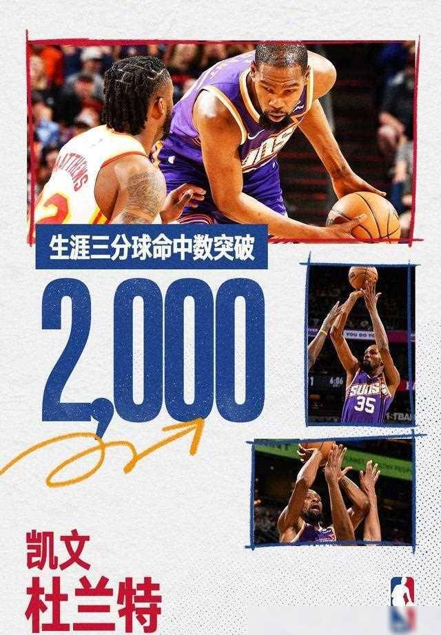 【168NBA】杜兰特创纪录，太阳逆转完胜老鹰！布克30 4末节暴走，穆雷准